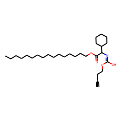 Glycine, 2-cyclohexyl-N-(but-3-yn-1-yl)oxycarbonyl-, hexadecyl ester