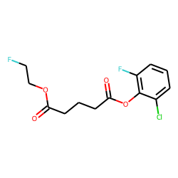 Glutaric acid, 2-chloro-6-fluorophenyl 2-fluoroethyl ester