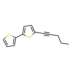 5-(1-pentynyl)-2,2'-bithienyl