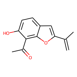 Ethanone, 1-[6-hydroxy-2-(1-methylethenyl)-7-benzofuranyl]-