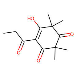 5-Hydroxy-2,2,6,6-tetramethyl-4-propionylcyclohex-4-ene-1,3-dione