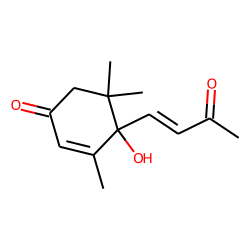 2-Cyclohexen-1-one, 4-hydroxy-3,5,5-trimethyl-4-(3-oxo-1-butenyl)-