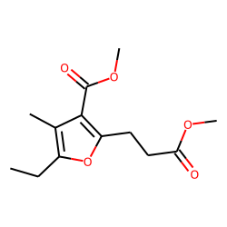 Furan-3-carboxylic acid, 5-ethyl-4-methyl-2-(2-methoxycarbonylethyl), methyl ester