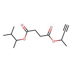 Succinic acid, but-3-yn-2-yl 3-methylbut-2-yl ester