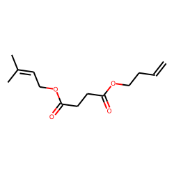Succinic acid, 3-methylbut-2-en-1-yl but-3-en-1-yl ester