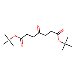 Heptanedioic acid, 4-oxo-, bis(trimethylsilyl) ester