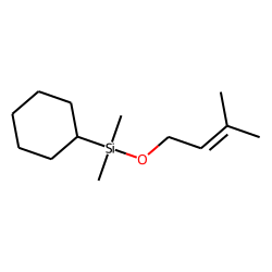 1-Cyclohexyldimethylsilyloxy-3-methylbut-2-ene