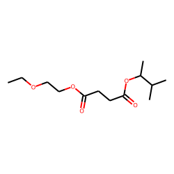 Succinic acid, 3-methylbut-2-yl 2-ethoxyethyl ester