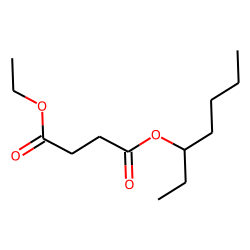 Succinic acid, ethyl 3-heptyl ester