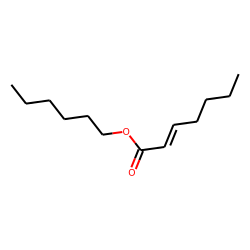 2-Heptenoic acid, hexyl ester