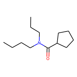 Cyclopentanecarboxamide, N-butyl-N-propyl-