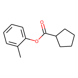 Cyclopentanecarboxylic acid, 2-methylphenyl ester