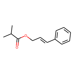 Propanoic acid, 2-methyl-, 3-phenyl-2-propenyl ester