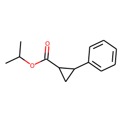 Cyclopropanecarboxylic acid, trans-2-phenyl-, isopropyl ester