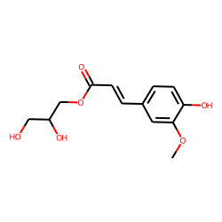 2-Propenoic acid, 3-(4-hydroxy-3-methoxyphenyl)-, 2,3-dihydroxypropyl ester, (2E)-