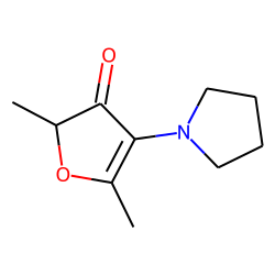 2,5-dimethyl-4-(1-pyrrolidinyl)-3(2H)-furanone