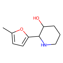 2-(5-methyl-2-furyl)-3-hydroxy-piperidine