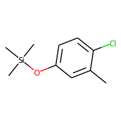 4-Chloro-3-methylphenol, trimethylsilyl ether
