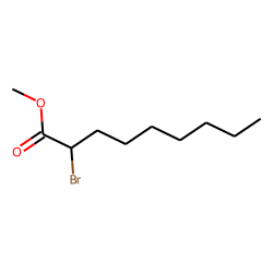 Nonanoic acid, 2-bromo, methyl ester