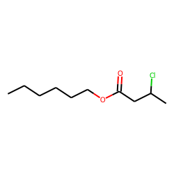 Hexyl 3-chlorobutanoate