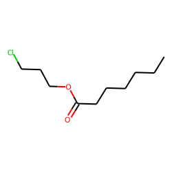 3-Chloropropyl heptanoate