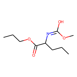 l-Norvaline, N-methoxycarbonyl-, propyl ester