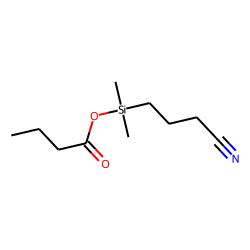 Butyric acid, (3-cyanopropyl)dimethylsilyl ester