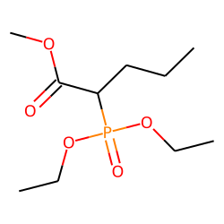 Valeric acid, 2-(diethylphosphono), methyl ester