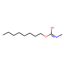 Carbonic acid, monoamide, N-methyl-, octyl ester