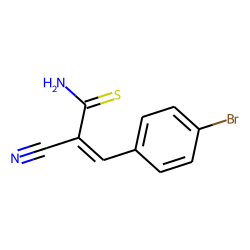 2-Propenethioamide, 3-(4-bromophenyl)-2-cyano-, (E)-