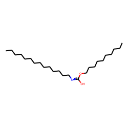 Carbonic acid, monoamide, N-tetradecyl-, decyl ester