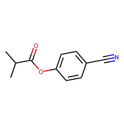 2-Methylpropionic acid, 4-cyanophenyl ester