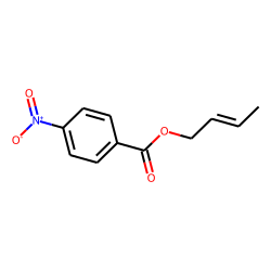 Benzoic acid, 4-nitro, (E)-2-butenyl ester