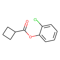 Cyclobutanecarboxylic acid, 2-chlorophenyl ester