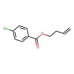 Benzoic acid, 4-chloro, 3-butenyl ester