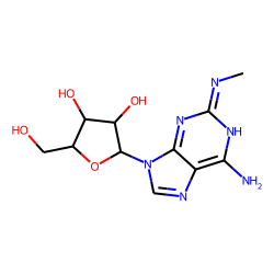 9H-purine, 6-amino-2-(methylamino)-9-beta-d-ribofuranosyl-