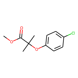 Propanoic acid, 2-(4-chlorophenoxy)-2-methyl-, methyl ester