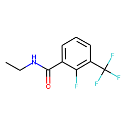 Benzamide, 3-trifluoromethyl-2-fluoro-N-ethyl-