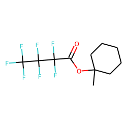 1-Methylcyclohexanol, heptafluorobutyrate