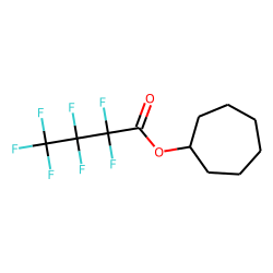 Cycloheptanol, heptafluorobutyrate