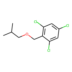 2,4,6-Trichlorobenzyl alcohol, 2-methylpropyl ether