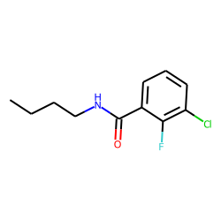 Benzamide, 3-chloro-2-fluoro-N-butyl-