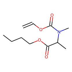 DL-Alanine, N-methyl-N-(vinyloxycarbonyl)-, butyl ester