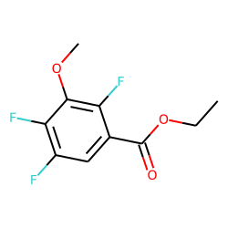 3-Methoxy-2,4,5-trifluorobenzoic acid, ethyl ester