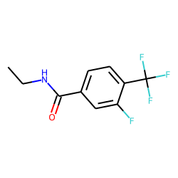 Benzamide, 3-fluoro-4-trifluoromethyl-N-ethyl-