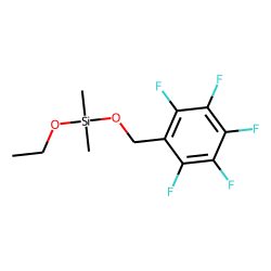 Silane, dimethyl(pentafluorobenzyloxy)ethoxy-