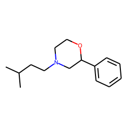 2-phenyl-4-isopentyl-tetrahydro-1,4-oxazine