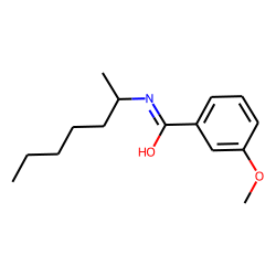 Benzamide, 3-methoxy-N-(hept-2-yl)-