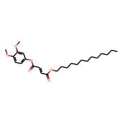 Fumaric acid, 3,4-dimethoxyphenyl tridecyl ester