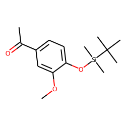 4'-Hydroxy-3'-methoxyacetophenone, tert-butyldimethylsilyl ether